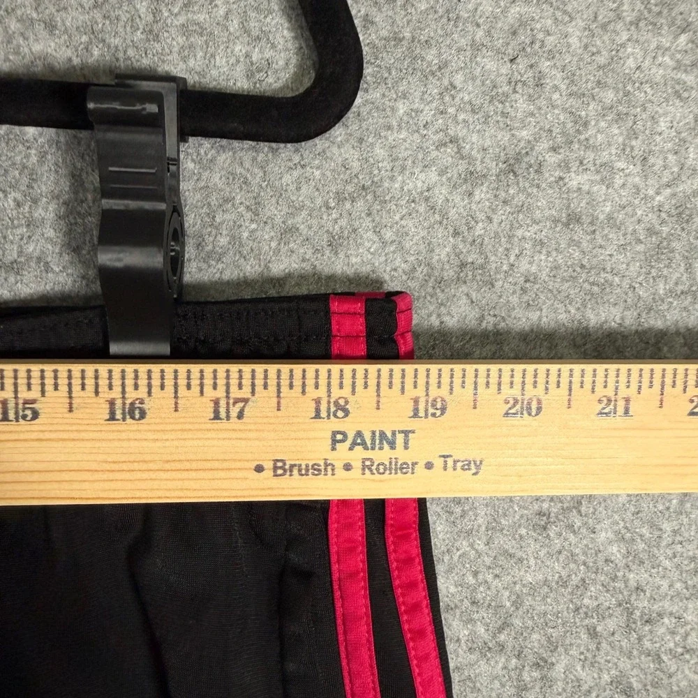 Adidas Track Pants Mens XL Black Pink 3-Stripe Athletic M67620 Joggers